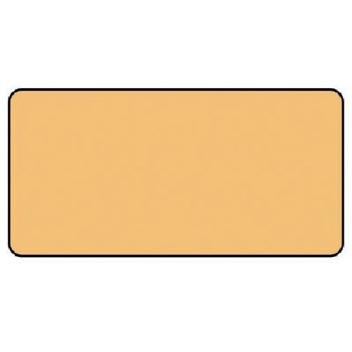 ユニット 配管ステッカー うすい黄無地(中) アル