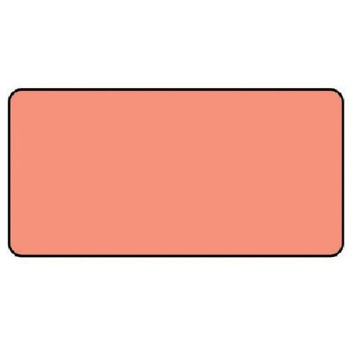 ユニット 配管ステッカー うすい黄赤無地(中) ア