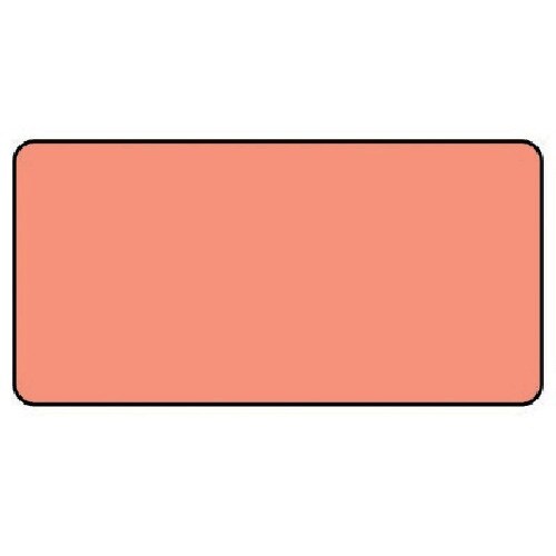 ユニット 配管ステッカー うすい黄赤無地(小) ア