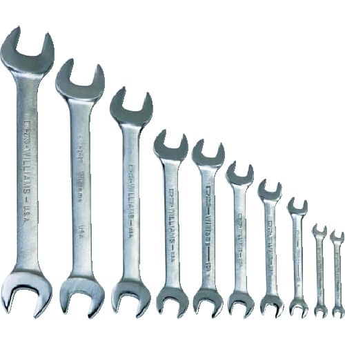 WILLIAMS オープンエンドレンチセット 10