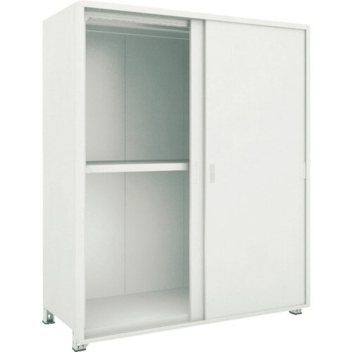 TRUSCO M3型棚 背板・側板・引違扉付 W1