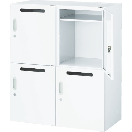 TRUSCO ユニット型壁面書庫 片開パーソナル2