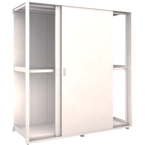 TRUSCO M2型棚 背板・引違扉付 W900X