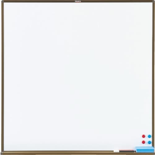 TRUSCO スチール製ホワイトボード 白暗線 白