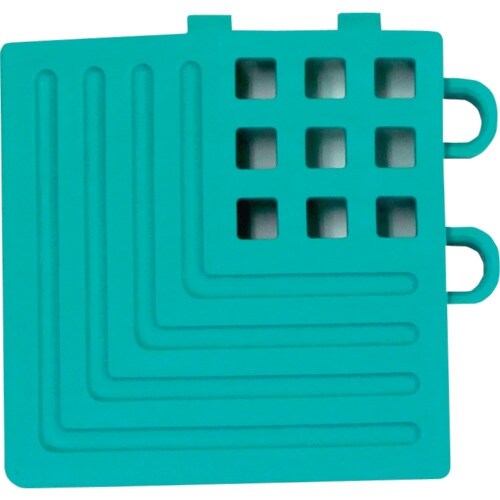 テラモト タッチマット2専用ふち 角ふち 緑