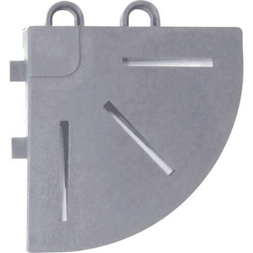 テラモト カラーブラッシュ 専用角ふち ライトグレ