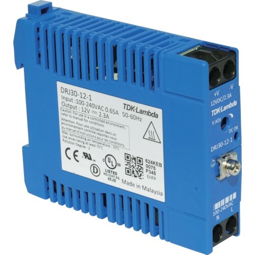 TDKラムダ DINレール取付専用ユニット型電源