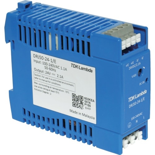 TDKラムダ DINレール取付専用ユニット型電源