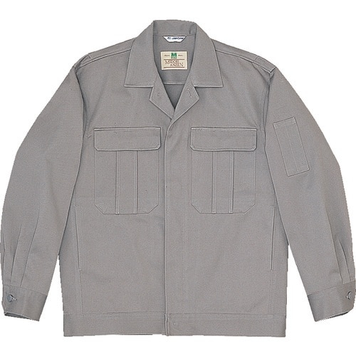 ミドリ安全 綿4つポケットジャンパー グレー 4L