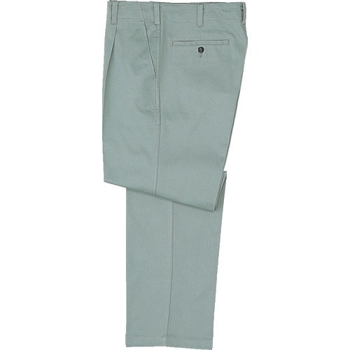 ミドリ安全 綿スラックス アースグリーン 105c