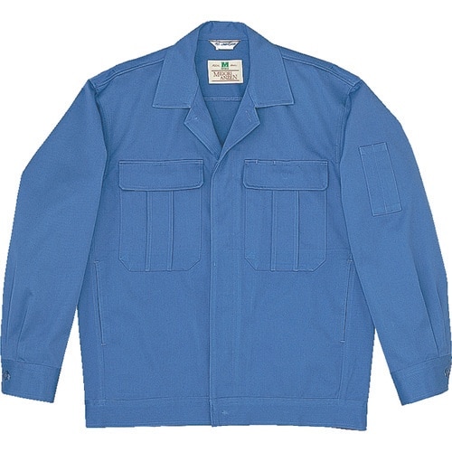 ミドリ安全 綿4つポケットジャンパー ブルー M