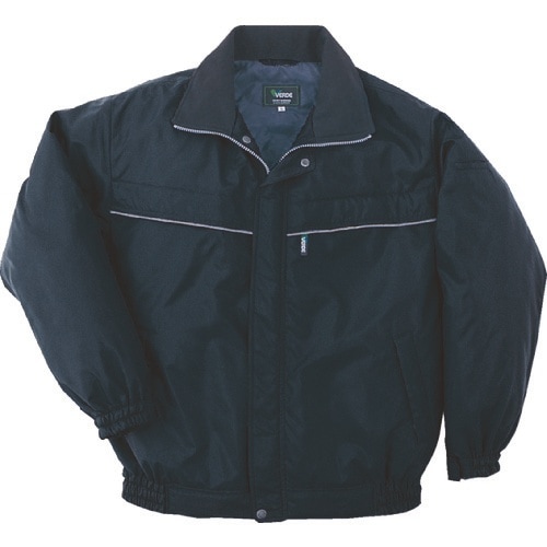 ミドリ安全 軽量防風防寒ブルゾン ブラック LL