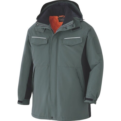 ミドリ安全 ベルデクセル 静電防水防寒コート モス