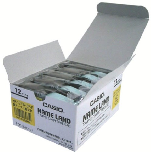 カシオ ネームランド用スタンダードテープ5本入り1