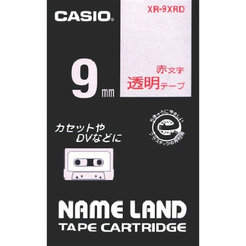 カシオ ネームランド用透明テープ9mm