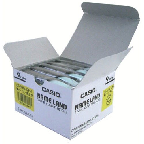 カシオ ネームランド用スタンダードテープ5本入り9
