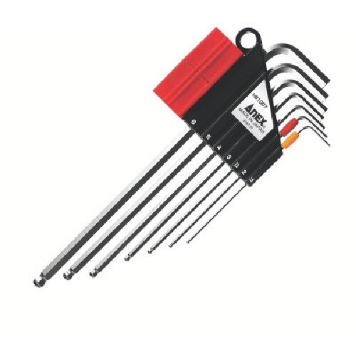 アネックス ボールポイントレンチセット 7本組