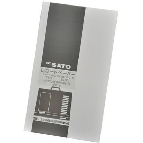 佐藤 記録紙 シグマ2型隔測式温度記録計2針用7日