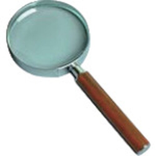 池田レンズ 金枠製手持ちルーペ 倍率2.5倍