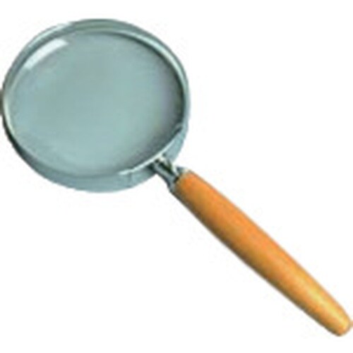 池田レンズ 金枠製手持ちルーペ 倍率2.5倍