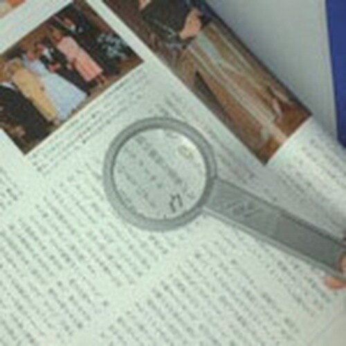 池田レンズ プラ枠製手持ちルーペ