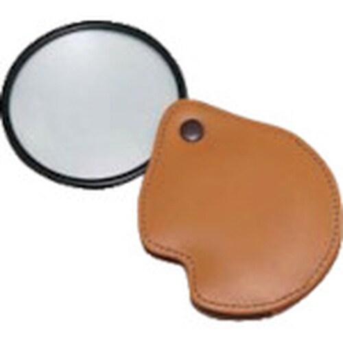 池田レンズ 革製ポケットルーペ