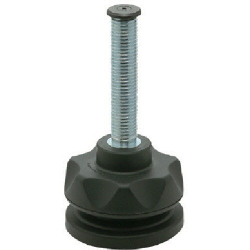 ELESA エンプラレベリングパッド(調整ノブ付)