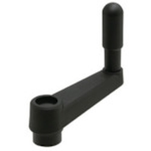 ELESA ボアードクランクハンドル(回転握り付き