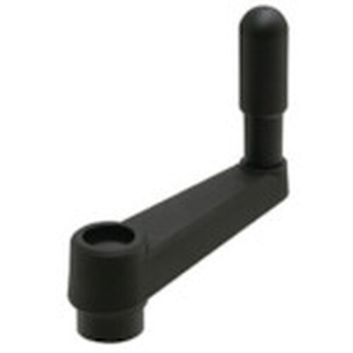 ELESA ボアードクランクハンドル(回転握り付き