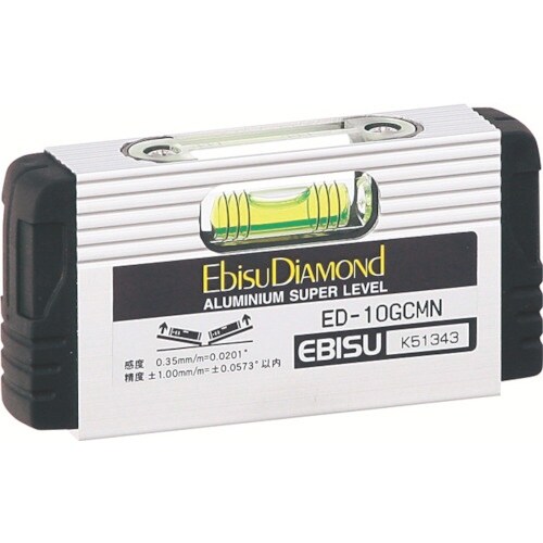 エビスダイヤモンド 磁石付Gレベル・建築用 シルバ