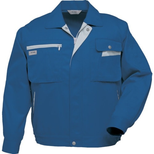 アイトス 帯電防止長袖ブルゾンブルー5L