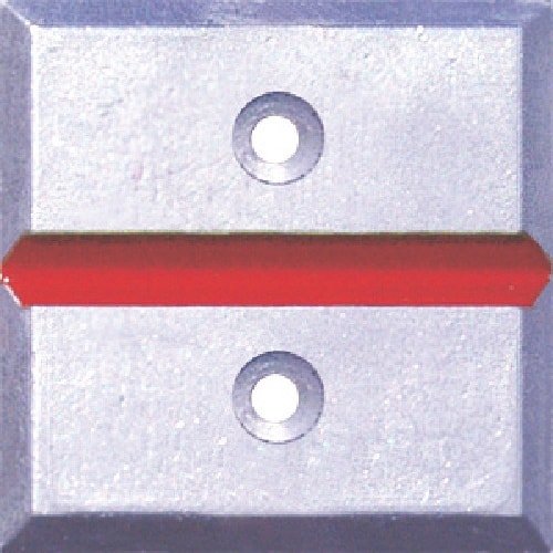 STS 境界用標示板(2穴・貼付用)SH−2 (1