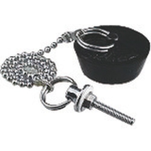 KAKUDAI 洗面器ゴム栓くさりつき 40×34