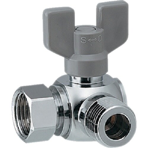 KAKUDAI アングル型ボールバルブ 片ナットつ