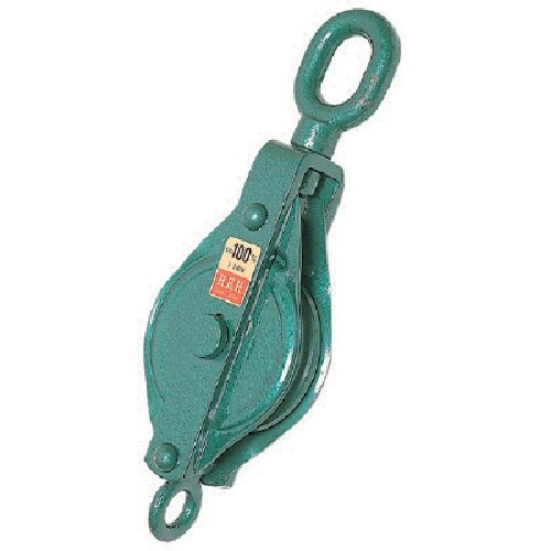 HHH 強力型滑車一車ブロック オーフ型75mm