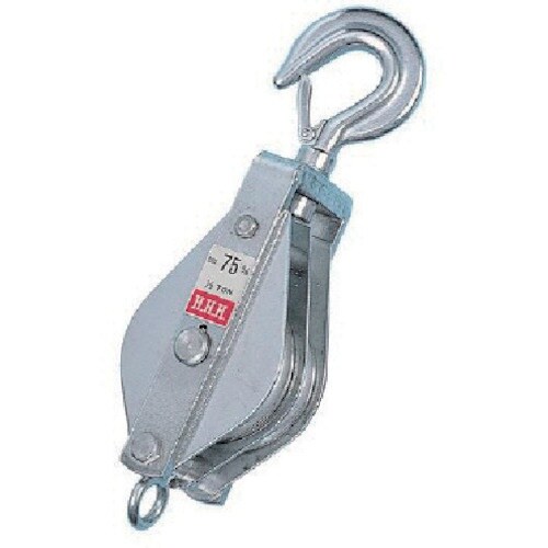 HHH ステンレス二車ブロック フック型75mm