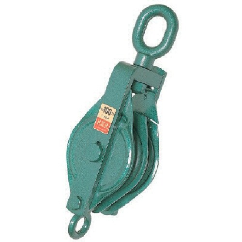 HHH 強力型滑車二車スナッチ オーフ型75mm