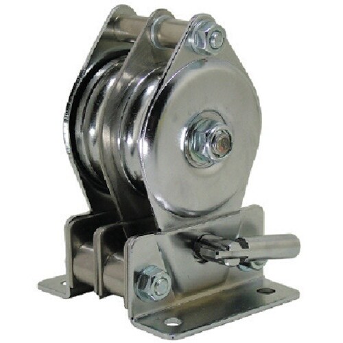 HHH ステンレス固定滑車たて型二車分離式