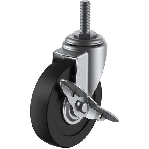 ユーエイ ねじ込み式 自在 ステンレスキャスター