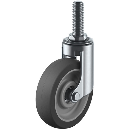 ユーエイ ねじ込み式 自在 キャスター エラストマ