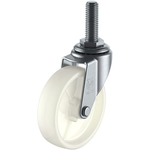 ユーエイ ねじ込み式 自在 キャスター ナイロン