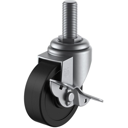ユーエイ ねじ込み式 自在 ステンレスキャスター