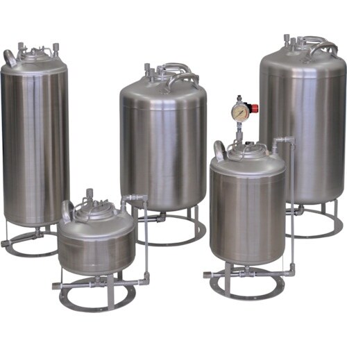 ユニコントロールズ 液面計付ステンレス加圧容器 容