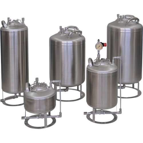 ユニコントロールズ 液面計付ステンレス加圧容器 容