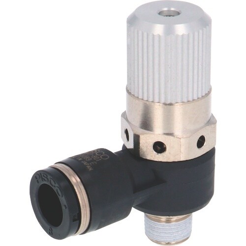 PISCO 真空発生器 電磁弁直付形 エルボ 大気