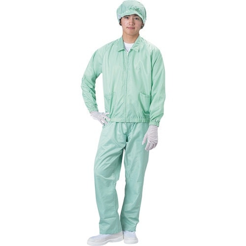 BLASTON ジャケット(衿付)−緑−4L