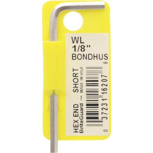 BONDHUS 六角L−レンチ ショート 1/8イ