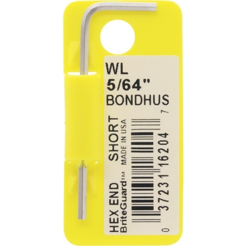 BONDHUS 六角L−レンチ ショート 5/64