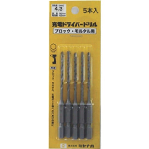 ミヤナガ 充電ドライバ−ドリル(ブロック・モルタル