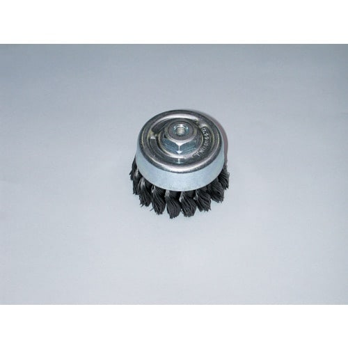 ヤナセ 鋼線ヒネリカップブラシ 120xM16xP
